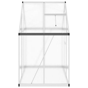 Aluminium Gewächshaus mit Fundament 169x114x195cm