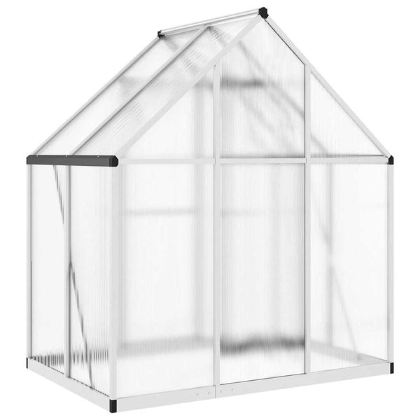 Aluminium Gewächshaus mit Fundament 169x114x195cm