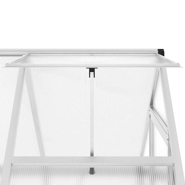 Aluminium Gewächshaus mit Fundament 169x114x195cm