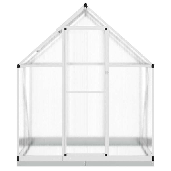 Alu Gewächshaus mit Rahmen 169x114x202cm