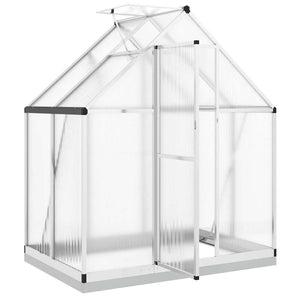 Alu Gewächshaus mit Rahmen 169x114x202cm
