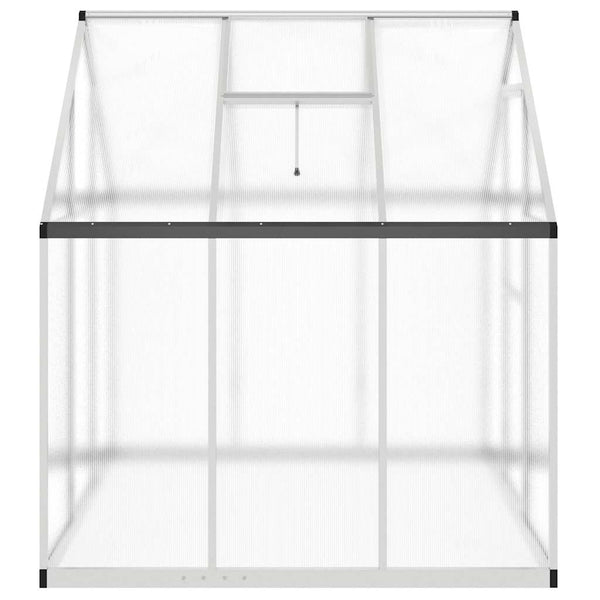 Aluminium Gewächshaus mit Fundament 169x169x195cm