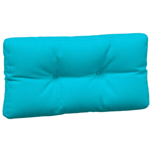 vidaXL Coussins de palette 3 pcs Turquoise Tissu