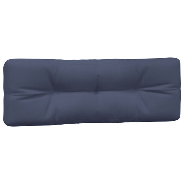 vidaXL Coussins de palette 3 pcs Bleu marine Tissu