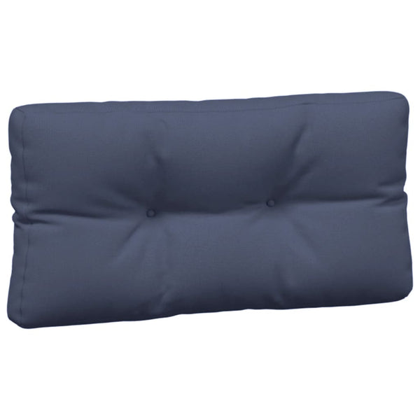 vidaXL Coussins de palette 3 pcs Bleu marine Tissu