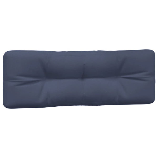 vidaXL Coussins de palette 7 pcs Bleu marine Tissu