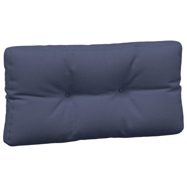 vidaXL Coussins de palette 7 pcs Bleu marine Tissu
