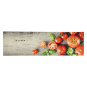 Waschbarer Küchenteppich Tomaten Samt 45x150 cm