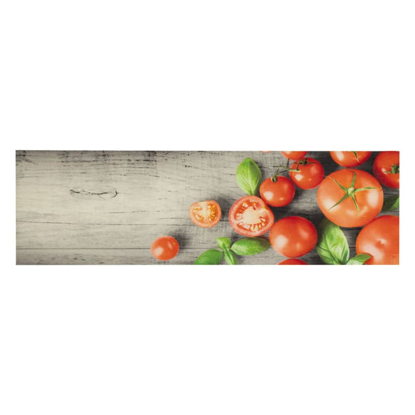 Waschbarer Küchenteppich Tomaten Samt 45x150 cm