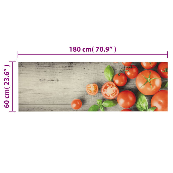 Waschbarer Küchenteppich Tomaten 60x180 cm