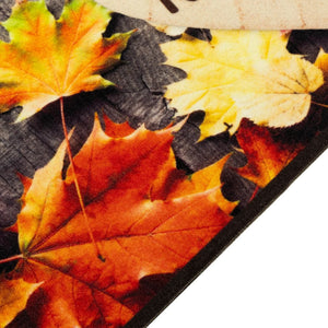 Waschbarer Küchenteppich Herbst Samt 45x150 cm