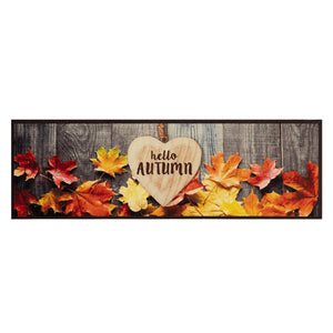 Waschbarer Küchenteppich Herbst Samt 60x180 cm