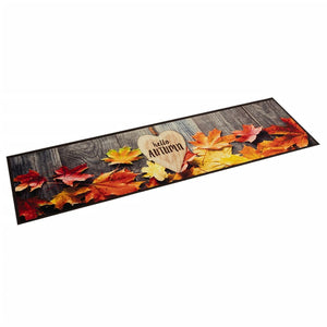 Waschbarer Küchenteppich Herbst Samt 60x300 cm