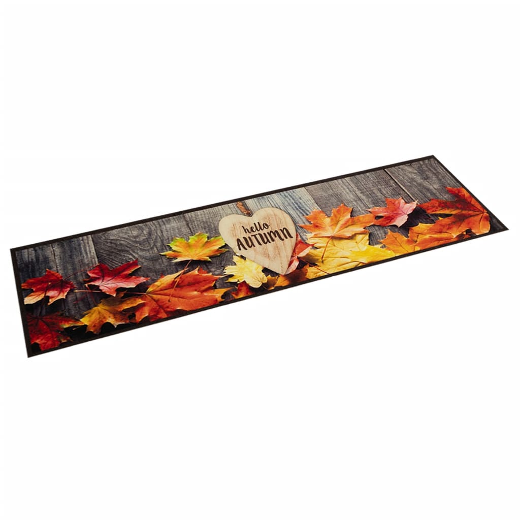 Waschbarer Küchenteppich Herbst Samt 60x300 cm