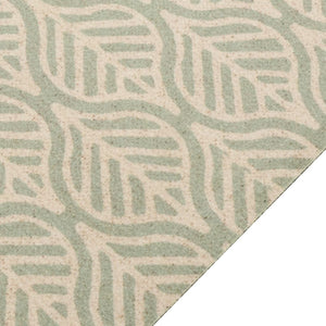 Waschbarer Küchenteppich Blätter Samt 60x300 cm