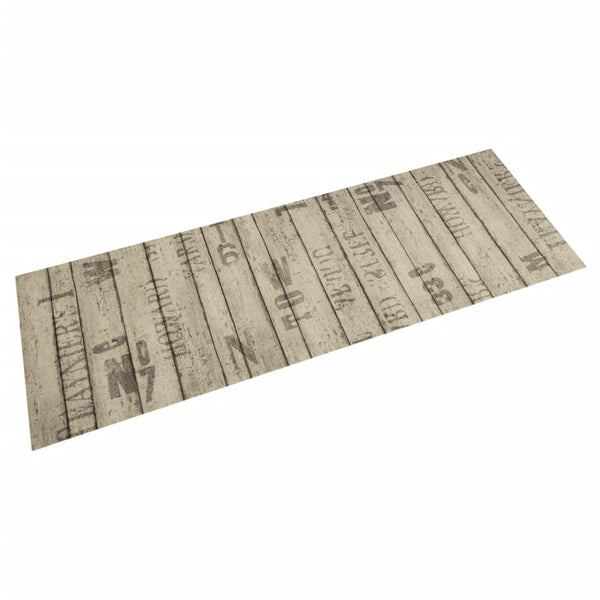 Waschbarer Küchenteppich Zaun Samt 45x150 cm