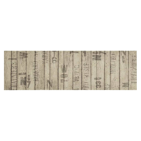 Waschbarer Küchenteppich Zaun Samt 45x150 cm