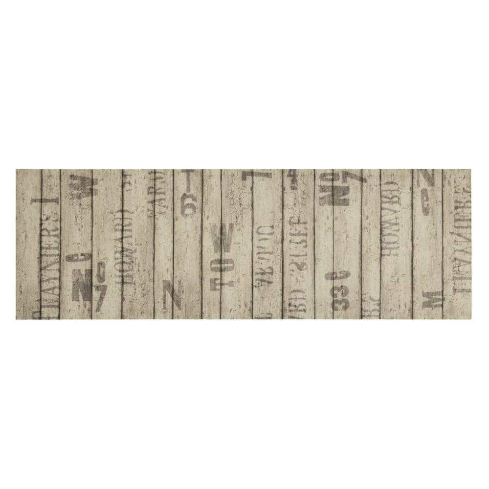 Waschbarer Küchenteppich Zaun, 60x180 cm, Samt