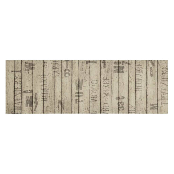 Waschbarer Küchenteppich Zaun, 60x180 cm, Samt