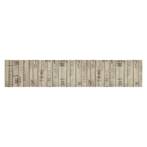 Waschbarer Küchenteppich Zaun Samt 60x300 cm