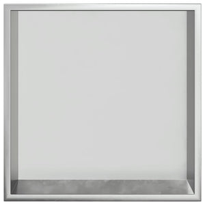 Duschnische Edelstahl Gebürstet Silber 32x32x9 cm
