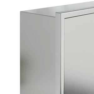 Duschnische Edelstahl Gebürstet Silber 32x32x9 cm