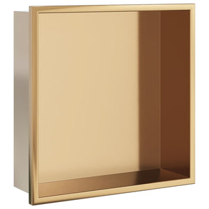 Goldene Duschablage aus Edelstahl