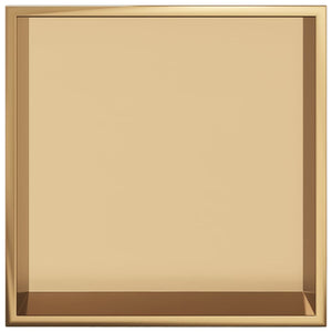 Goldene Duschablage aus Edelstahl