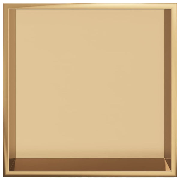 Goldene Duschablage aus Edelstahl