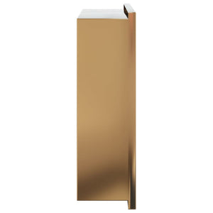Goldene Duschablage aus Edelstahl