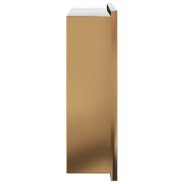 Goldene Duschablage aus Edelstahl