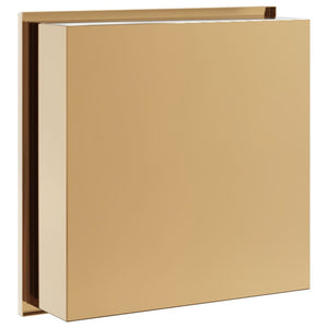 Goldene Duschablage aus Edelstahl