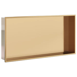 Goldene Duschnische Edelstahl 62x32x9 cm