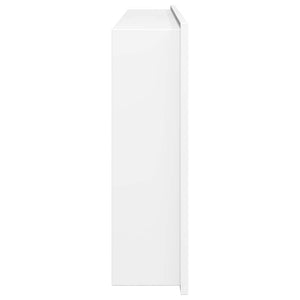 Mattweiße Duschnische Edelstahl 62x32x9 cm