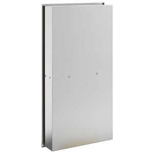 Duschnische Edelstahl Gebürstet Silber 32x62cm