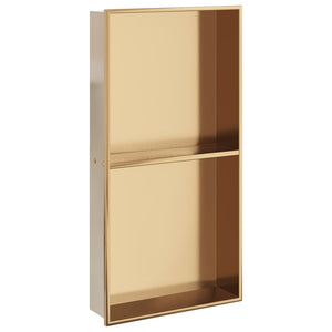 Goldene Duschablage Edelstahl