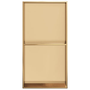 Goldene Duschablage Edelstahl