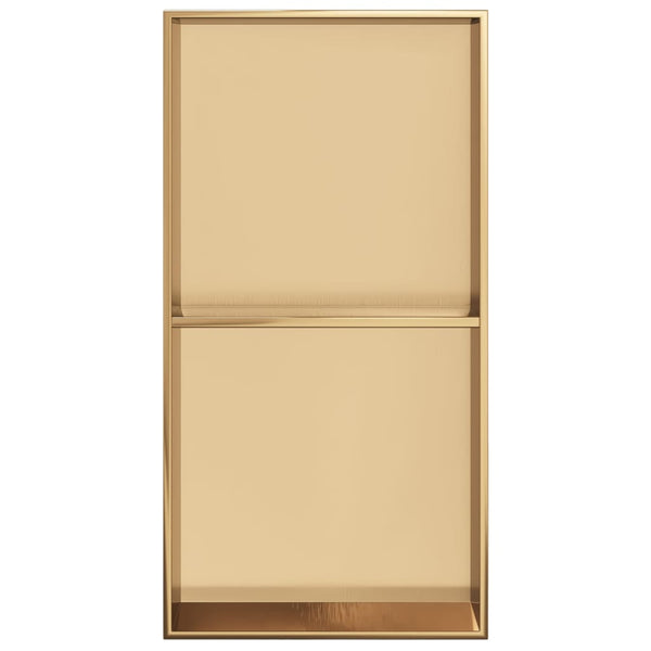 Goldene Duschablage Edelstahl