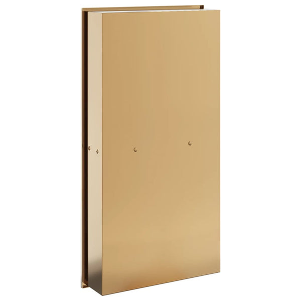Goldene Duschablage Edelstahl