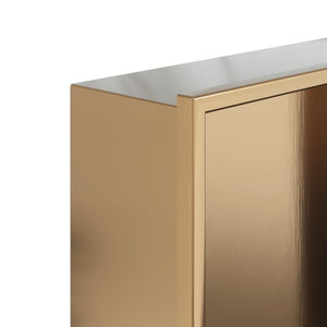 Goldene Duschablage Edelstahl