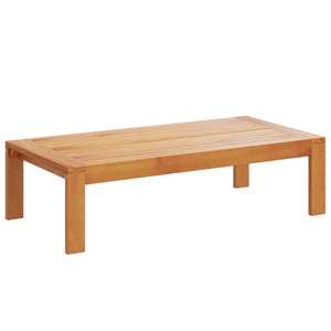 vidaXL Ensemble de canapés de jardin 4 pcs avec coussins Bois d'acacia massif