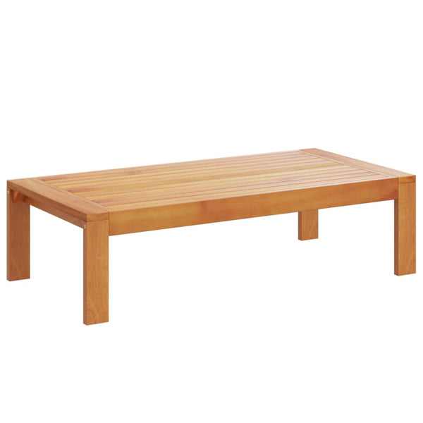 vidaXL Ensemble de canapés de jardin 4 pcs avec coussins Bois d'acacia massif