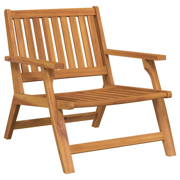 vidaXL Chaise de jardin 3 pcs Marron Bois d'acacia massif