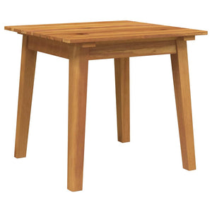 vidaXL Chaises de jardin avec table 3 pcs Gris Bois d'acacia massif