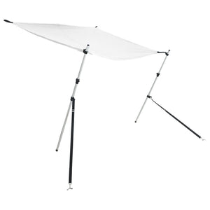 vidaXL Extension de pare-soleil pour T-top Blanc 170x170x(113-182,5) cm