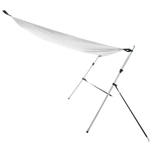 vidaXL Extension de pare-soleil pour T-top Blanc 170x170x(113-182,5) cm