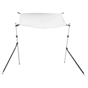 vidaXL Extension de pare-soleil T-Top Blanc 174x205x (115-194) cm