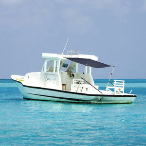 vidaXL Rallonge d'ombrage T-Top bleu marine 174x205x(115-194) cm