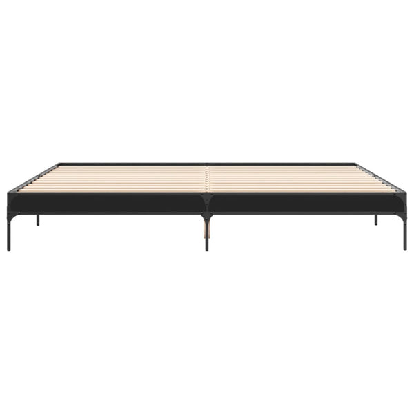 Bettgestell Schwarz 200x200 cm