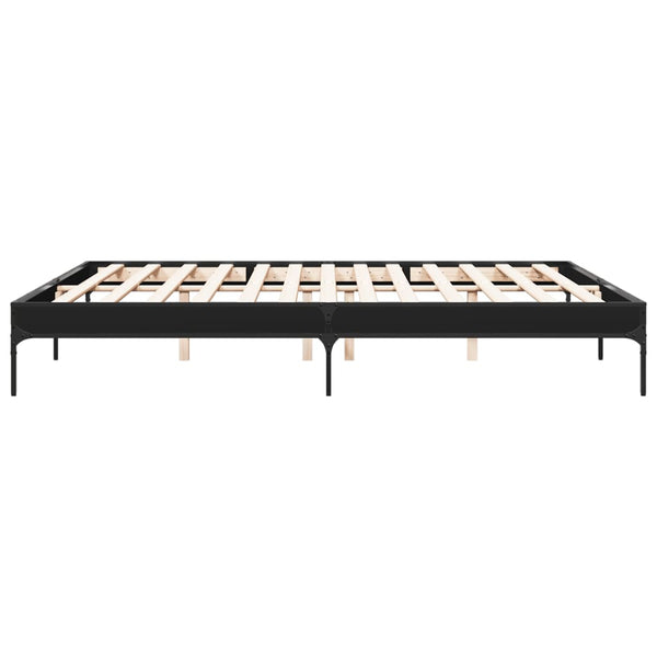Bettgestell Schwarz 200x200 cm
